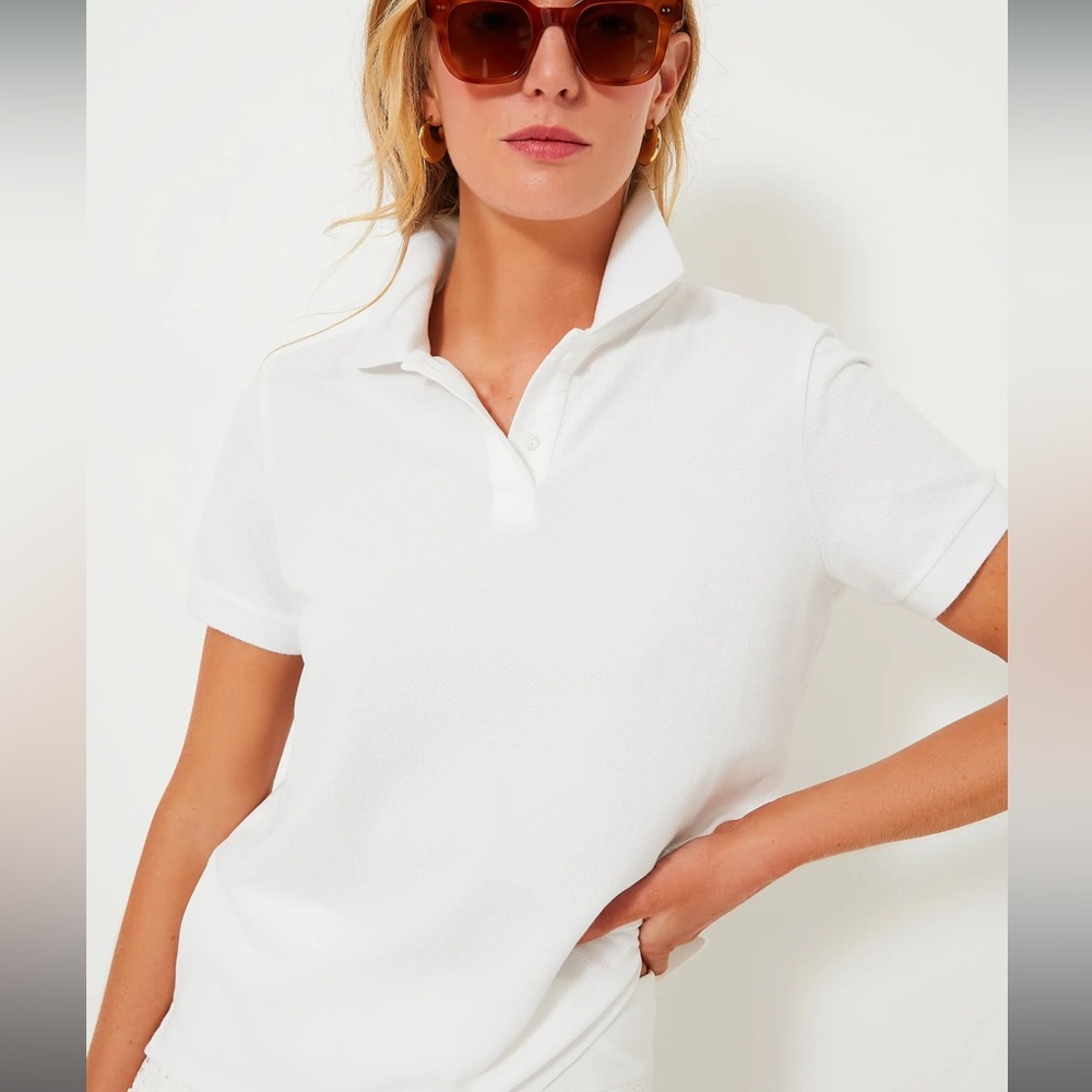 Tuckernuck Murray White Polo Shirt